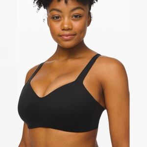 Lululemon Black Hold True Seamless Bra Womens Size 34 D Ultralu Adjustable Strap